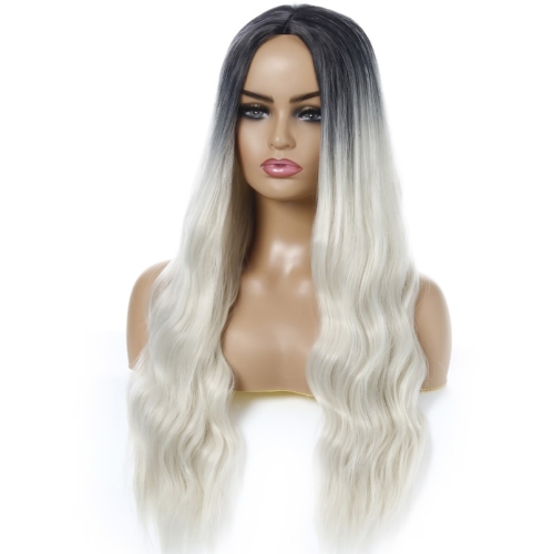 Ladies Wavy Curly Hair Wig Gradient Long Curly Hair Wig(WIG-345A (Silver White))
Ladies Wavy Curly Hair Wig Gradient Long Curly Hair Wig(WIG-345A (Silver White))