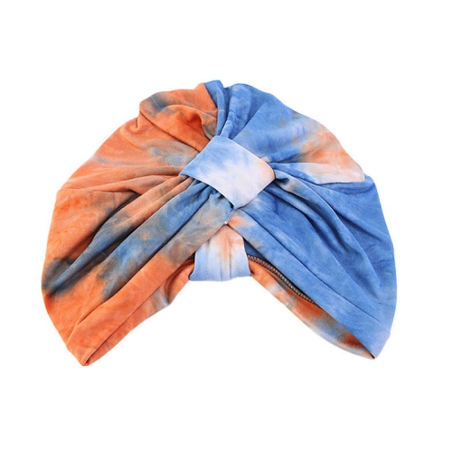 3 PCS TJM-469A Tie-Dye Turban Hats Toe Cap Cotton Knotted Night Cap Nursing Cap, Size: One Size(Royal Blue Orange)
3 PCS TJM-469A Tie-Dye Turban Hats Toe Cap Cotton Knotted Night Cap Nursing Cap, Size: One Size(Royal Blue Orange)