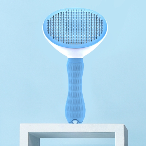 2 PCS Stainless Steel Needle Automatic Cleaning Pet Hair Removal Dog Brush Pet Comb(Blue Thick Needle)
2 PCS Stainless Steel Needle Automatic Cleaning Pet Hair Removal Dog Brush Pet Comb(Blue Thick Needle)