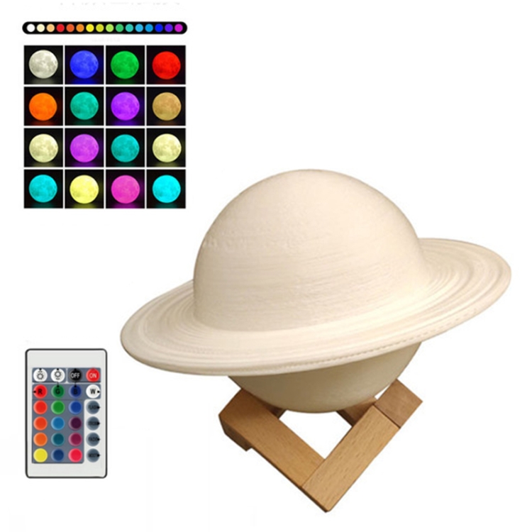 3D Printing LED Saturn Night Light USB Planet Lamp, Size:13cm, Style:Remote Control 16-Colors
3D Printing LED Saturn Night Light USB Planet Lamp, Size:13cm, Style:Remote Control 16-Colors