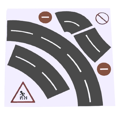 Kids Toy Car Road Adhesive Tape Removable Play Room DIY Track Floor Sticker, Style:Curved Highway
Kids Toy Car Road Adhesive Tape Removable Play Room DIY Track Floor Sticker, Style:Curved Highway