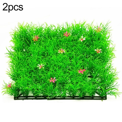 2 PCS Simulation Lawn Shopping Mall Indoor And Outdoor Fish Tank Turtle Tank Green Plant Decoration, Size: 25x25x3.5cm, Style:Snapdragon Lawn
2 PCS Simulation Lawn Shopping Mall Indoor And Outdoor Fish Tank Turtle Tank Green Plant Decoration, Size: 25x25x3.5cm, Style:Snapdragon Lawn