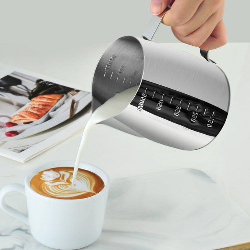 1000ml 304 Stainless Steel Pointed Mouth Etched Cup Graduated Measuring Cup Milk Foam Cup Coffee Pot
1000ml 304 Stainless Steel Pointed Mouth Etched Cup Graduated Measuring Cup Milk Foam Cup Coffee Pot