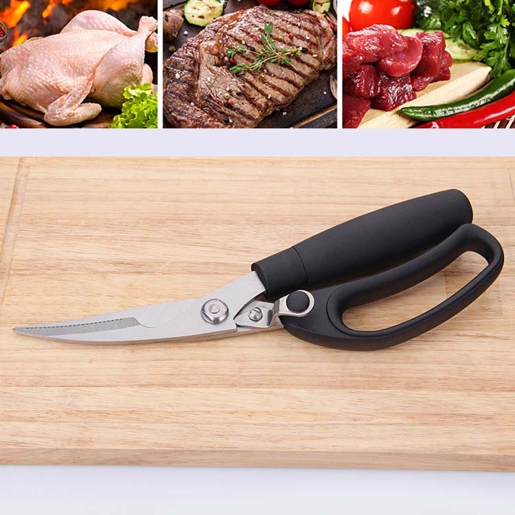 2 PCS Multifunctional Kitchen Scissors Chicken Bone Scissors Stainless Steel Strong Scissors
2 PCS Multifunctional Kitchen Scissors Chicken Bone Scissors Stainless Steel Strong Scissors