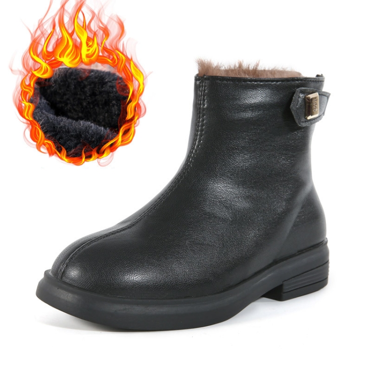 Black Shorthair Autumn And Winter Plus Cashmere Leather Boots Martin Boots For Girls, Size: 31 Yards 19cm
Black Shorthair Autumn And Winter Plus Cashmere Leather Boots Martin Boots For Girls, Size: 31 Yards 19cm