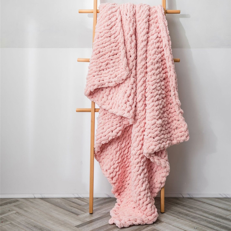 Handmade Thick Wool Knitted Blanket Sofa Chenille Stick Knitted Blanket, Size: 130 x 160 CM(Pink)
Handmade Thick Wool Knitted Blanket Sofa Chenille Stick Knitted Blanket, Size: 130 x 160 CM(Pink)