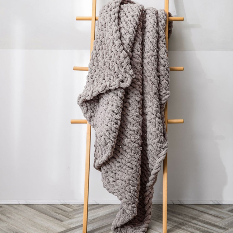 Handmade Thick Wool Knitted Blanket Sofa Chenille Stick Knitted Blanket, Size: 130 x 160 CM(Camel Grey)
Handmade Thick Wool Knitted Blanket Sofa Chenille Stick Knitted Blanket, Size: 130 x 160 CM(Camel Grey)