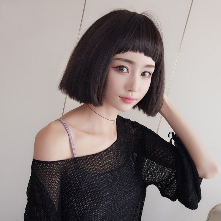 Female Short Wigs Hair Ion Perm Realistic Chemical Fiber Headgear Student Bobo Head(Black Brown 37CM)
Female Short Wigs Hair Ion Perm Realistic Chemical Fiber Headgear Student Bobo Head(Black Brown 37CM)