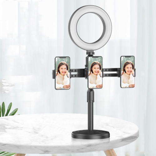 2 PCS Desktop Universal Retractable Multifunctional Mobile Phone Live Broadcast Stand, Specification: Three Positions With Fill Light
2 PCS Desktop Universal Retractable Multifunctional Mobile Phone Live Broadcast Stand, Specification: Three Positions With Fill Light