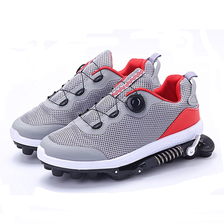 Mechanical Run-up Spring Shoes Outdoor Sports Shock Absorption Anti-Slip Running Shoes, Size: 41(Gray Red)
Mechanical Run-up Spring Shoes Outdoor Sports Shock Absorption Anti-Slip Running Shoes, Size: 41(Gray Red)