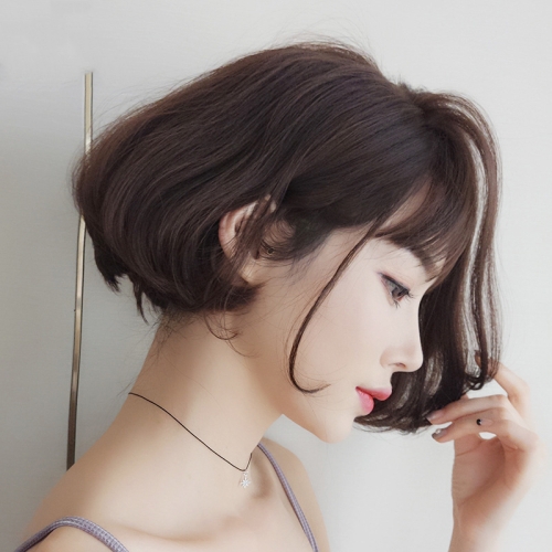 Female Wave Bob Short Hair Realistic Personality Fluffy Head Cover Wig, Colour: Chocolate Color 26CM
Female Wave Bob Short Hair Realistic Personality Fluffy Head Cover Wig, Colour: Chocolate Color 26CM