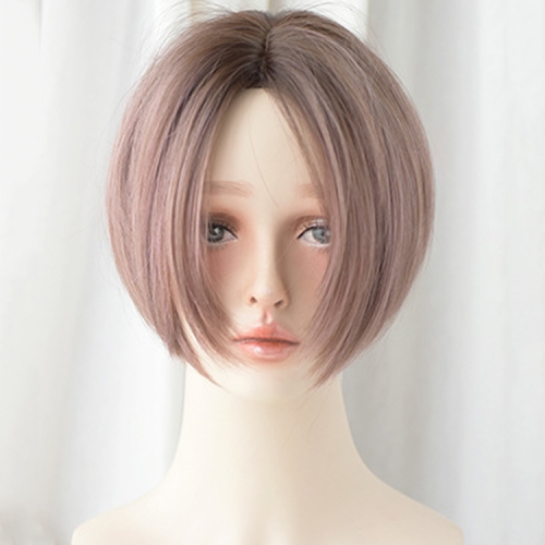 Women Short Wigs Natural And Lifelike Hair Cover, Colour: Pink Brown (Top Head Dyed Brown) 25CM
Women Short Wigs Natural And Lifelike Hair Cover, Colour: Pink Brown (Top Head Dyed Brown) 25CM
