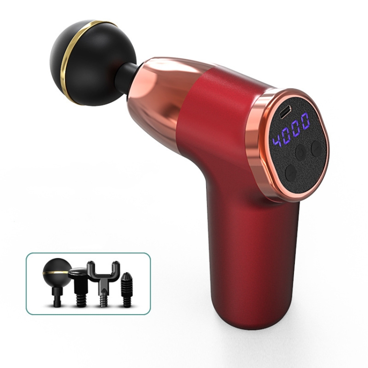 Fascia Gun Pocket Electric Shock Gun Muscle Massage Gun, Specification: LCD Screen 20-speed (Red)
Fascia Gun Pocket Electric Shock Gun Muscle Massage Gun, Specification: LCD Screen 20-speed (Red)
