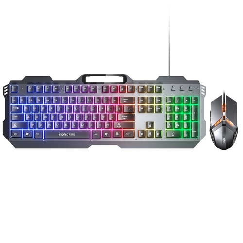 Keyboard + PW2H Mouse Set Inphic V680 Metal Mechanical Keyboard Backlit Gaming Keyboard and Mouse Set, Cable Length: 1.5m
Keyboard + PW2H Mouse Set Inphic V680 Metal Mechanical Keyboard Backlit Gaming Keyboard and Mouse Set, Cable Length: 1.5m
