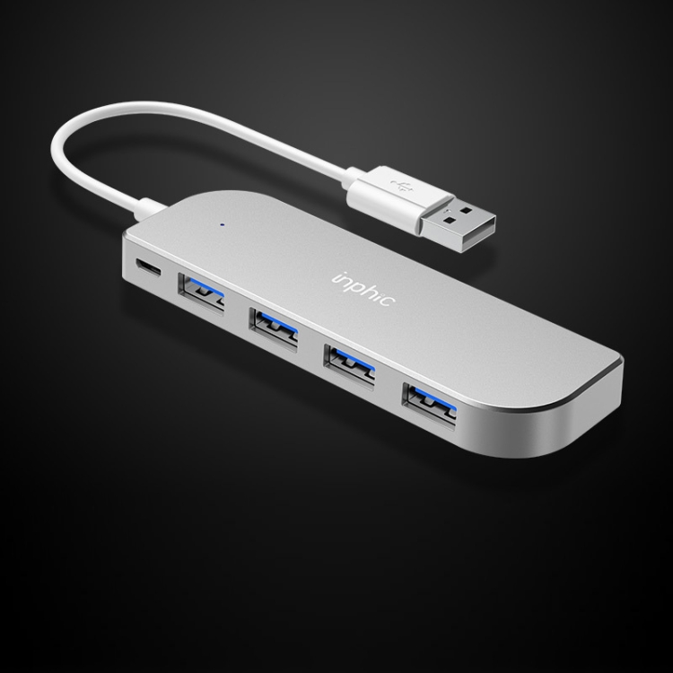 Inphic H6 Aluminum Alloy USB 2.0 HUB 4 Ports Splitter USB HUB Extender, Number of interfaces: USB 0.3m
Inphic H6 Aluminum Alloy USB 2.0 HUB 4 Ports Splitter USB HUB Extender, Number of interfaces: USB 0.3m