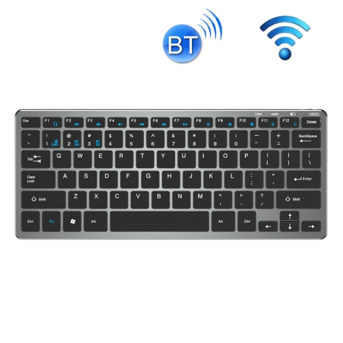

Inphic V780B 78 Keys Silent Wireless Bluetooth Keyboard Mouse, Colour: Black Three-modes Charging Version