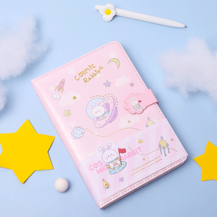 Cartoon Universe Pattern Color Page Magnetic Buckle Notebook PU Student Handbook Account Thickened Notebook(Pink)
Cartoon Universe Pattern Color Page Magnetic Buckle Notebook PU Student Handbook Account Thickened Notebook(Pink)