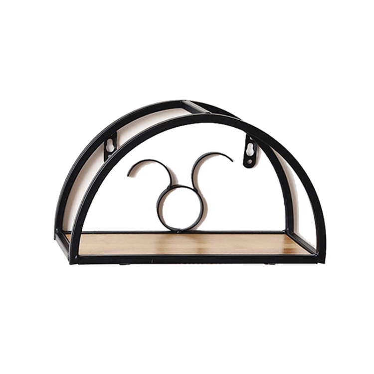 Retro Wrought Iron Clapboard Semicircular Wall Hanging Shelf Home Living Room Bedroom Wall Storage Rack Type C
Retro Wrought Iron Clapboard Semicircular Wall Hanging Shelf Home Living Room Bedroom Wall Storage Rack Type C