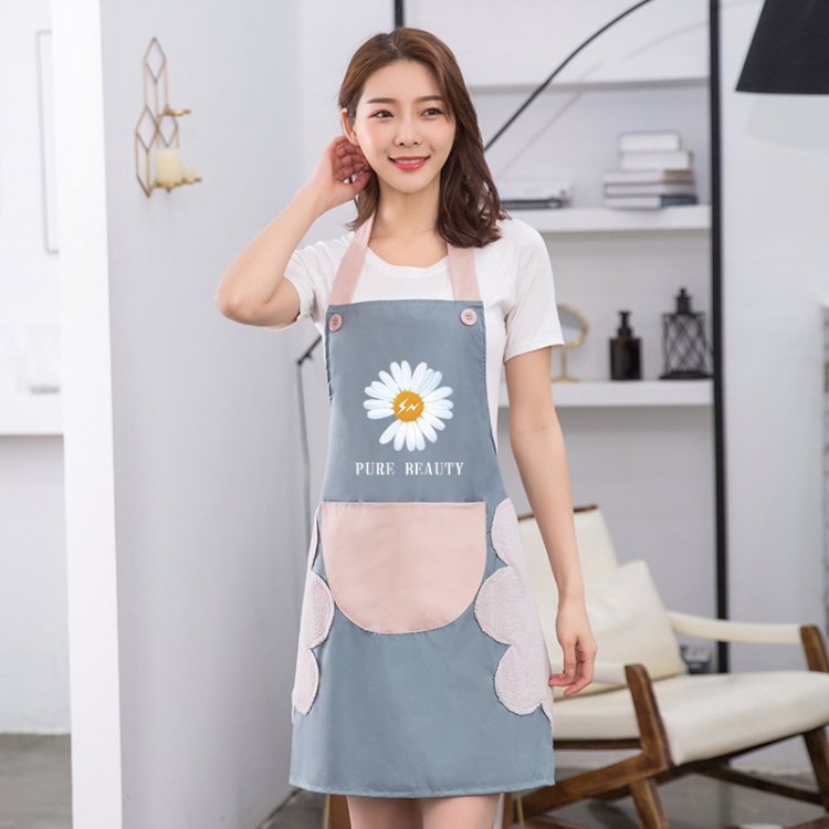 3 PCS Household Apron Kitchen Waterproof And Oil-Proof Female Daisy Pattern Apron Hanging Neck (Blue Pink Pocket)
3 PCS Household Apron Kitchen Waterproof And Oil-Proof Female Daisy Pattern Apron Hanging Neck (Blue Pink Pocket)