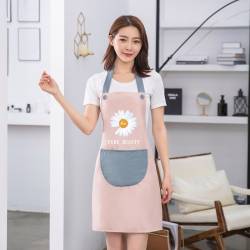 3 PCS Household Apron Kitchen Waterproof And Oil-Proof Female Daisy Pattern Apron No Hand-wiping Function (Pink Blue Pocket)
3 PCS Household Apron Kitchen Waterproof And Oil-Proof Female Daisy Pattern Apron No Hand-wiping Function (Pink Blue Pocket)