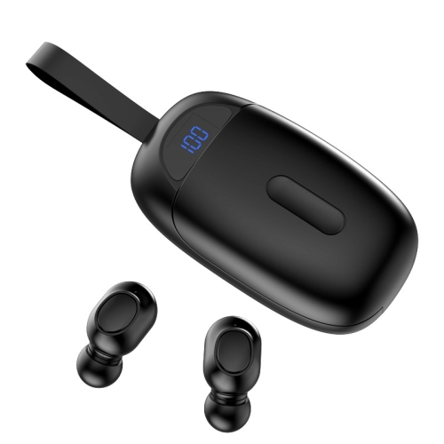 S5 TWS Noise Cancelling Sports Mini In-Ear Digital Display Mini Wireless Bluetooth Earphone With Lanyard(Black)
S5 TWS Noise Cancelling Sports Mini In-Ear Digital Display Mini Wireless Bluetooth Earphone With Lanyard(Black)