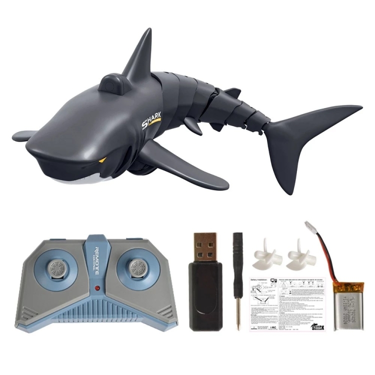 T11 Electric Wireless Remote Control Simulation Can Launch Shark Remote Control Boat Educational Toy(Black)
T11 Electric Wireless Remote Control Simulation Can Launch Shark Remote Control Boat Educational Toy(Black)
