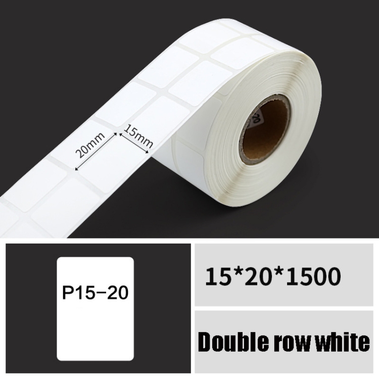 Printing Paper Dumb Silver Paper Plane Equipment Fixed Asset Label for NIIMBOT B50W, Size: 15x20mm White
Printing Paper Dumb Silver Paper Plane Equipment Fixed Asset Label for NIIMBOT B50W, Size: 15x20mm White