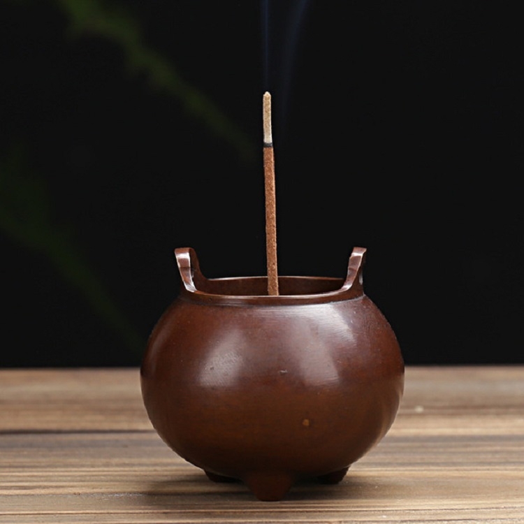 Binaural Incense Burner Pure Copper Household Small Indoor Antique Incense Burner, Style:Hand-played Vatican Incense Burner
Binaural Incense Burner Pure Copper Household Small Indoor Antique Incense Burner, Style:Hand-played Vatican Incense Burner