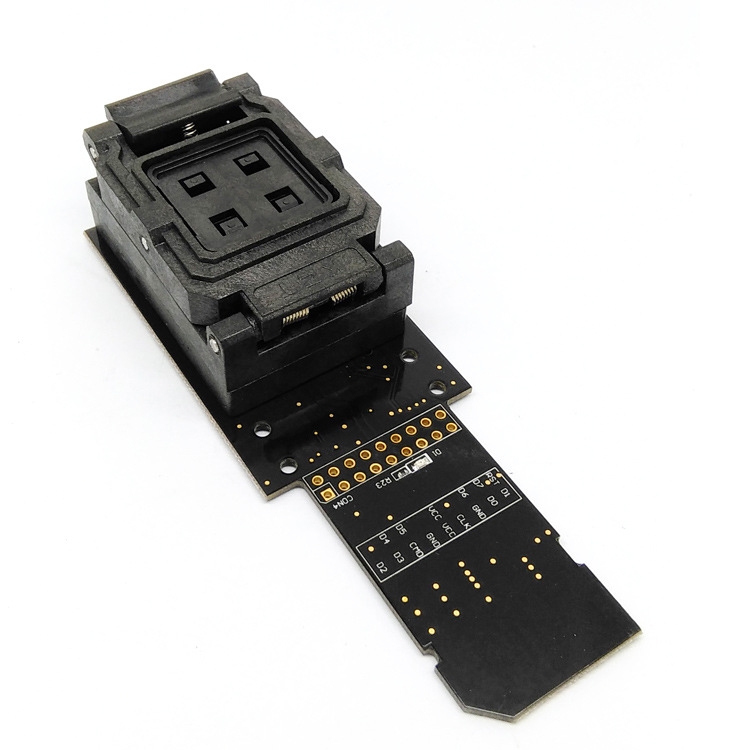 EMCP162/186 Clamshell Shrapnel Test Socket EMCP Locking Socket Reader Socket Burning Socket
EMCP162/186 Clamshell Shrapnel Test Socket EMCP Locking Socket Reader Socket Burning Socket