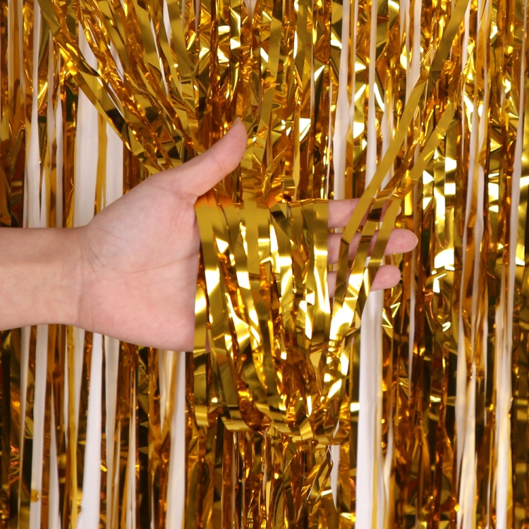 5 PCS 1 x 2m Light Rain Silk Curtain Holiday Party Decoration Photo Background Wall Decoration(Golden)
5 PCS 1 x 2m Light Rain Silk Curtain Holiday Party Decoration Photo Background Wall Decoration(Golden)