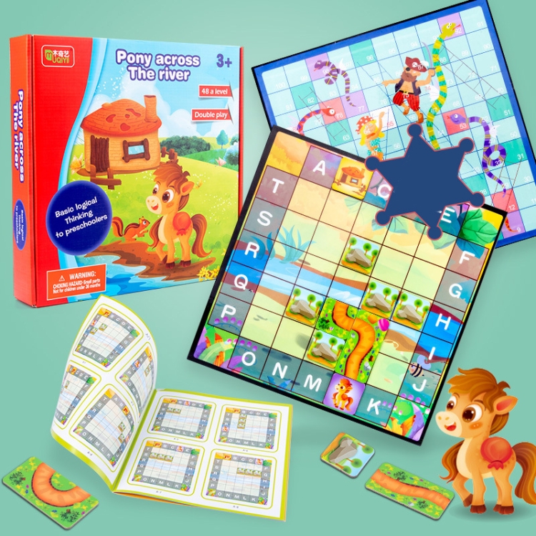 MUQIYI Children Educational Early Education Toy Horse Across The River Desktop Game
MUQIYI Children Educational Early Education Toy Horse Across The River Desktop Game