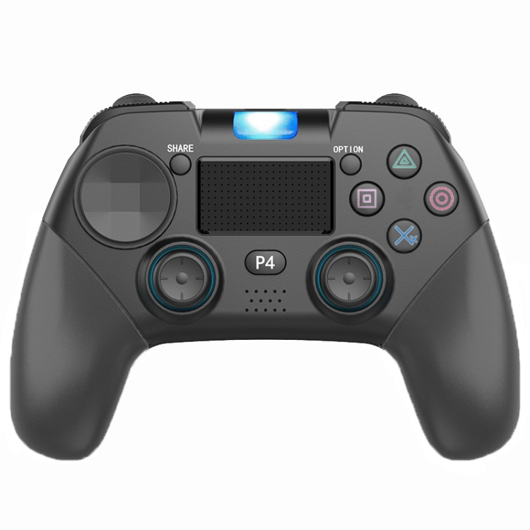 Wireless Bluetooth Gamepad Dual Vibration With Touch Light Bar Handle For PS4(Black)
Wireless Bluetooth Gamepad Dual Vibration With Touch Light Bar Handle For PS4(Black)
