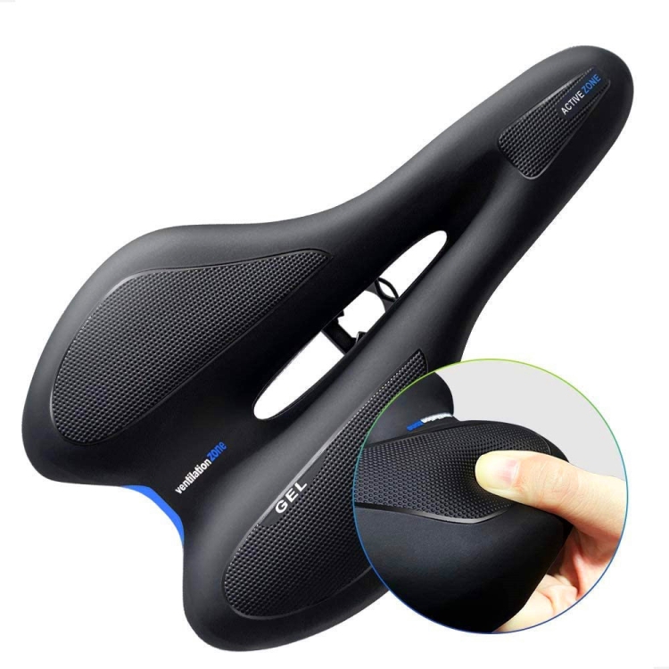 Silicone Bicycle Seat GEL Mountain Bike Saddle Bicycle Seat Saddle(Black Blue)
Silicone Bicycle Seat GEL Mountain Bike Saddle Bicycle Seat Saddle(Black Blue)