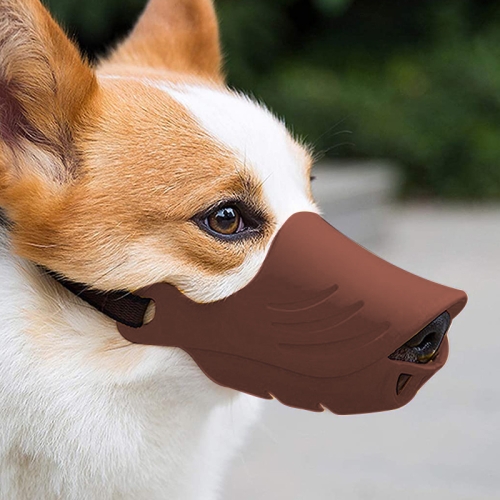Dog Muzzle Cover Tedike Fund Fur Dog Muzzle Cover Anti-Bite Mouth Cover Silicone Supplies, Specification: S(Brown)
Dog Muzzle Cover Tedike Fund Fur Dog Muzzle Cover Anti-Bite Mouth Cover Silicone Supplies, Specification: S(Brown)