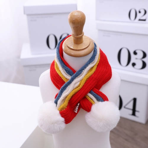 WJ8687 Colorful Striped Children Scarf Winter Baby Scarf Warm Knitted Scarf, Length (CM): Around 65cm(Red)
WJ8687 Colorful Striped Children Scarf Winter Baby Scarf Warm Knitted Scarf, Length (CM): Around 65cm(Red)