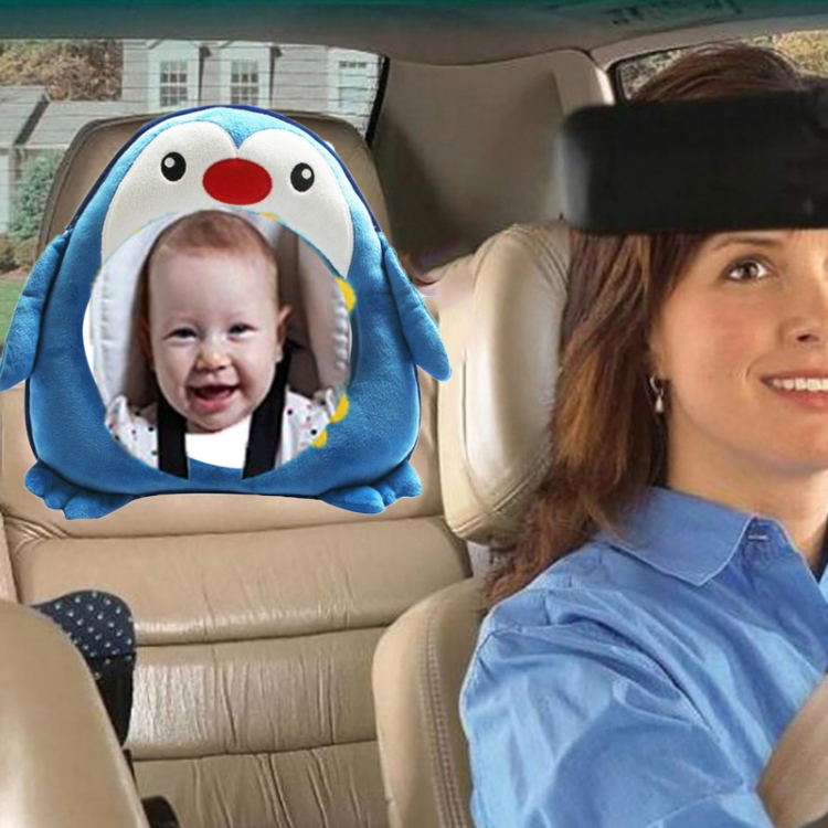 Baby Car Seat Reverse Car Rearview Mirror Pendant Plush Toy, Color:Penguin Mirror
Baby Car Seat Reverse Car Rearview Mirror Pendant Plush Toy, Color:Penguin Mirror