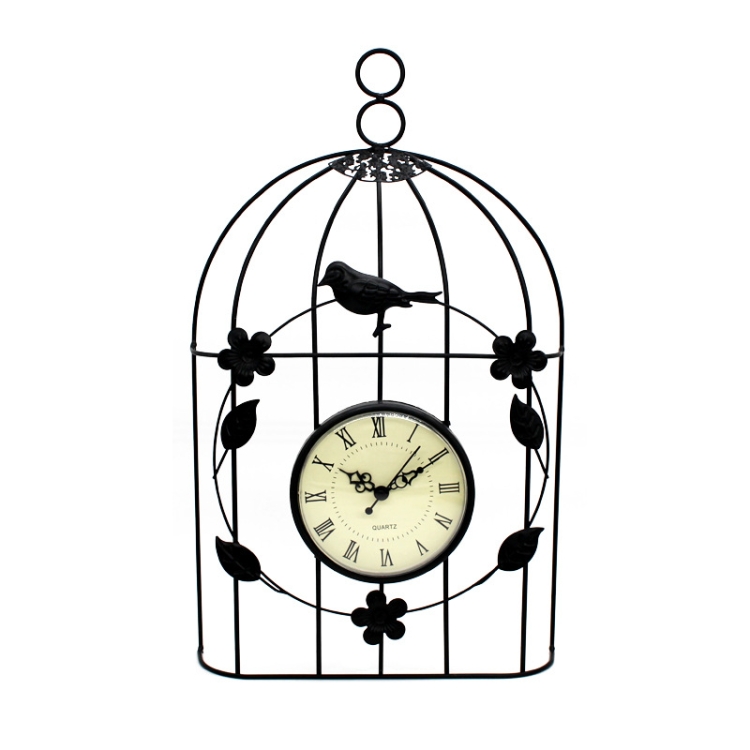 Home Stereo Birdcage Iron Art Wall Clock Digital Art Clock, Size: Large(Black)
Home Stereo Birdcage Iron Art Wall Clock Digital Art Clock, Size: Large(Black)