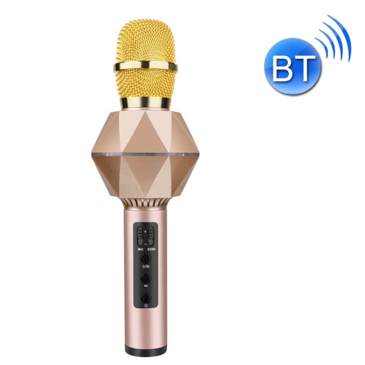 Lebo K7 Mobile Phone K Song Wireless Bluetooth Microphone Multi-Function Stereo Portable Smart Microphone(Golden)
Lebo K7 Mobile Phone K Song Wireless Bluetooth Microphone Multi-Function Stereo Portable Smart Microphone(Golden)