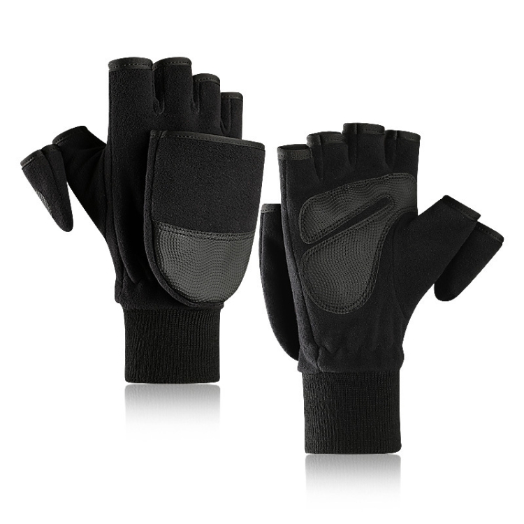 Winter Outdoor Cycling Photography Gloves Warm Polar Fleece Half-Finger Gloves, Size: M
Winter Outdoor Cycling Photography Gloves Warm Polar Fleece Half-Finger Gloves, Size: M