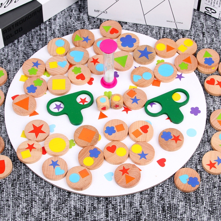 Puzzle Parent-Child Interactive Game Shape Matching Children Concentration Training Toys
Puzzle Parent-Child Interactive Game Shape Matching Children Concentration Training Toys
