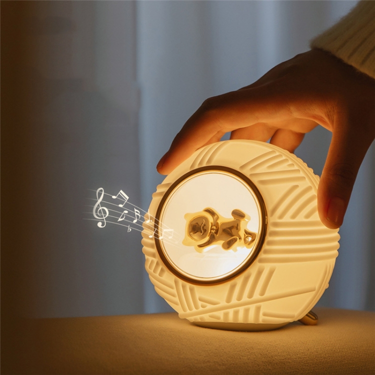 Silicone Night Light Cat Wool Ball Music Light USB Bedroom Bedside Lamp(White )
Silicone Night Light Cat Wool Ball Music Light USB Bedroom Bedside Lamp(White )