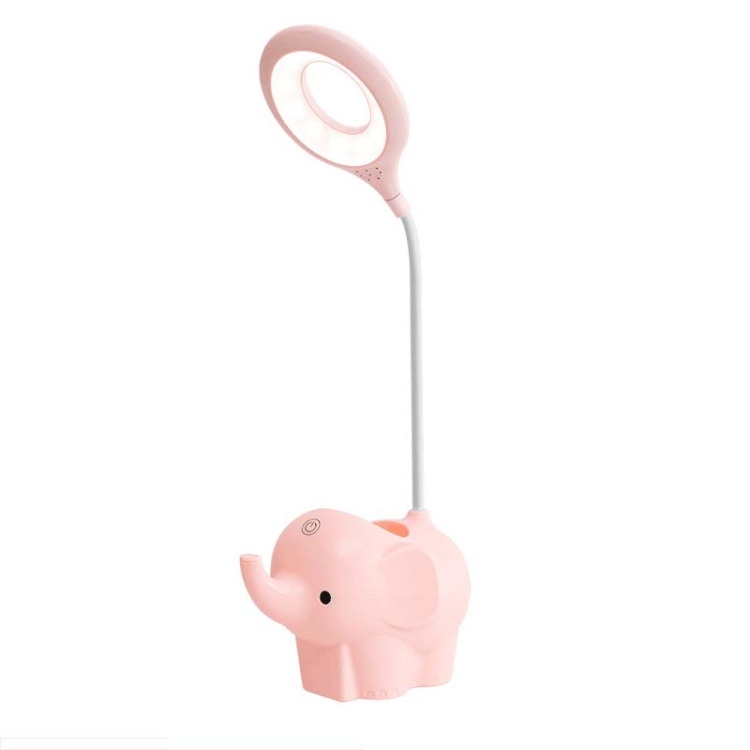 1268 6W Eye Protection Learning LED Dormitory Desk Touch Smart Color Elephant Desk Lamp, Colour: Charge and Plug Dual Purpose(Pink)
1268 6W Eye Protection Learning LED Dormitory Desk Touch Smart Color Elephant Desk Lamp, Colour: Charge and Plug Dual Purpose(Pink)