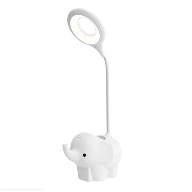1268 6W Eye Protection Learning LED Dormitory Desk Touch Smart Color Elephant Desk Lamp, Colour: Charge and Plug Dual Purpose(White)
1268 6W Eye Protection Learning LED Dormitory Desk Touch Smart Color Elephant Desk Lamp, Colour: Charge and Plug Dual Purpose(White)