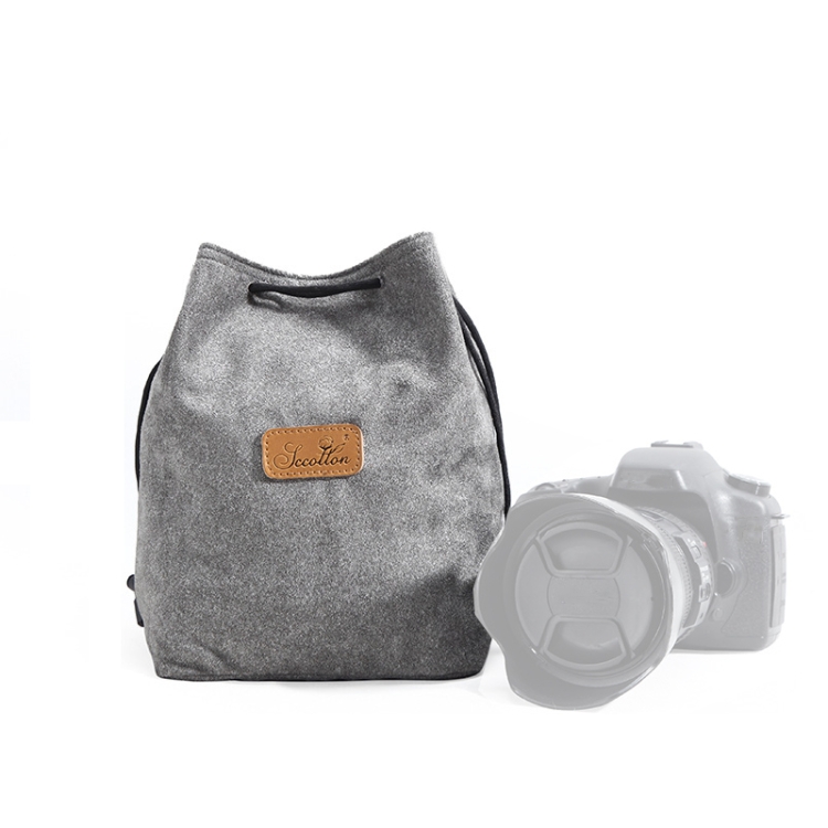 S.C.COTTON Liner Shockproof Digital Protection Portable SLR Lens Bag Micro Single Camera Bag Square Gray L
S.C.COTTON Liner Shockproof Digital Protection Portable SLR Lens Bag Micro Single Camera Bag Square Gray L