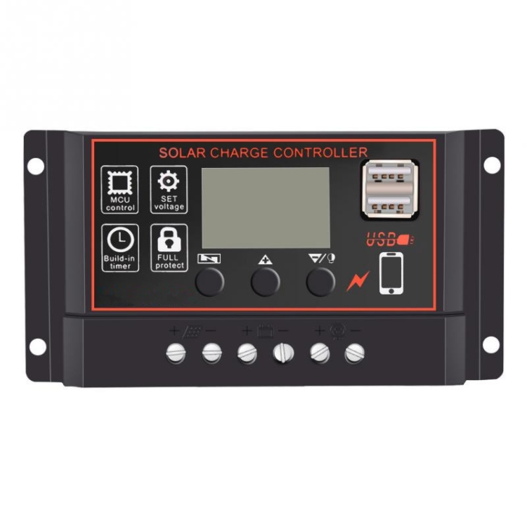 10A 12V24V Simple Solar Controller Light Time Control Solar Charge And Discharge Controller With USB
10A 12V24V Simple Solar Controller Light Time Control Solar Charge And Discharge Controller With USB