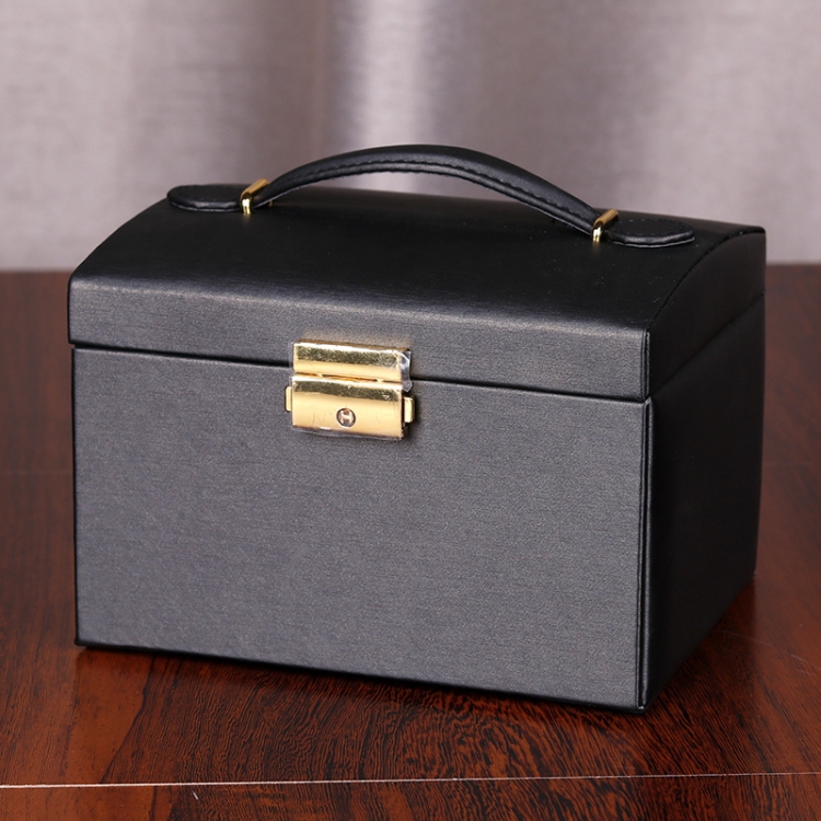 PU Leather Three-Layer Jewelry Box Storage Display Packaging Box, Colour: Rain Silk Texture (Black)
PU Leather Three-Layer Jewelry Box Storage Display Packaging Box, Colour: Rain Silk Texture (Black)