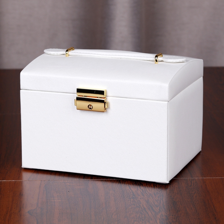 PU Leather Three-Layer Jewelry Box Storage Display Packaging Box, Colour: Rain Silk Texture (White)
PU Leather Three-Layer Jewelry Box Storage Display Packaging Box, Colour: Rain Silk Texture (White)