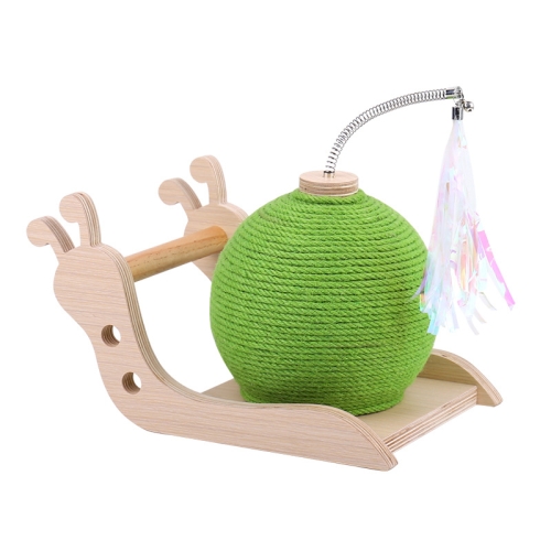 Cat Simulation Snail Self-Hey Toy Cat Catch Ball Bite Resistant Sisal Rope Claw Grinder(Green)
Cat Simulation Snail Self-Hey Toy Cat Catch Ball Bite Resistant Sisal Rope Claw Grinder(Green)
