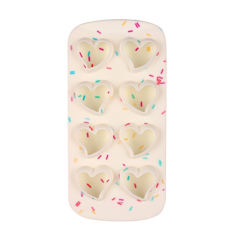 2 PCS Creative Silicone Ice Tray Mold 8 Continuous Mould Home-Made DIY Ice Tray Box, Style: Heart-shaped (Candy Effect)
2 PCS Creative Silicone Ice Tray Mold 8 Continuous Mould Home-Made DIY Ice Tray Box, Style: Heart-shaped (Candy Effect)