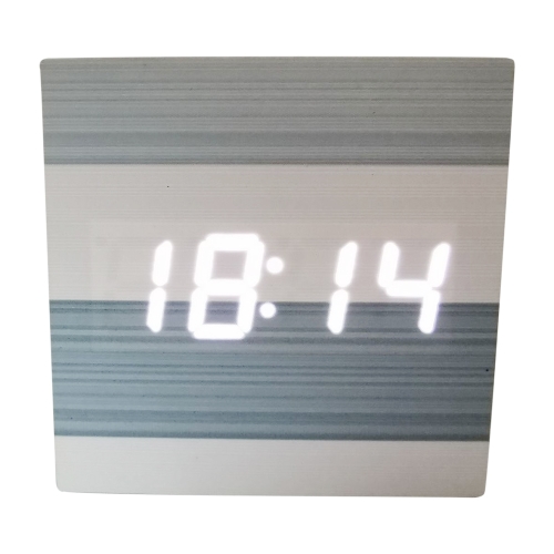 Luminous Silent Thermo-Hygrometer Blue Color Bar Alarm Clock Electronic Clock Square White Light
Luminous Silent Thermo-Hygrometer Blue Color Bar Alarm Clock Electronic Clock Square White Light